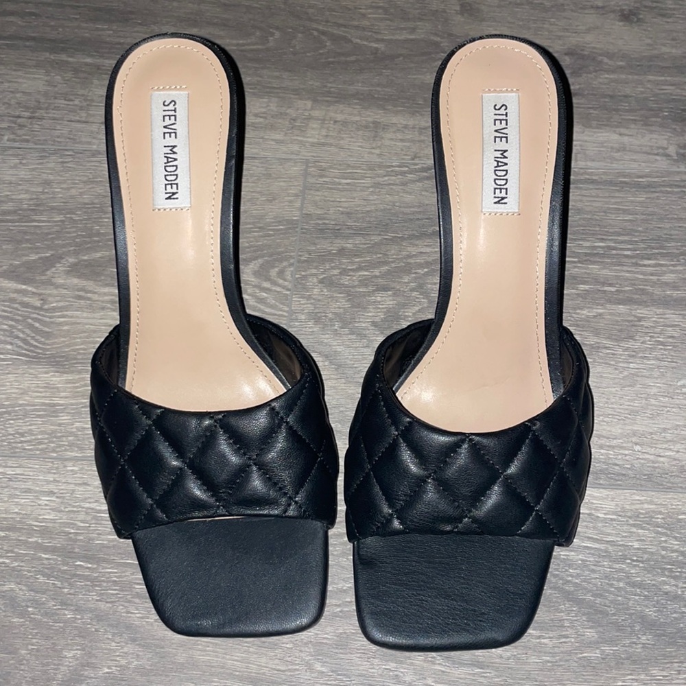 Steve Madden open toe heel